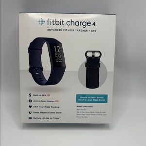 Fitbit Charge 4 Smartwatch - Black
